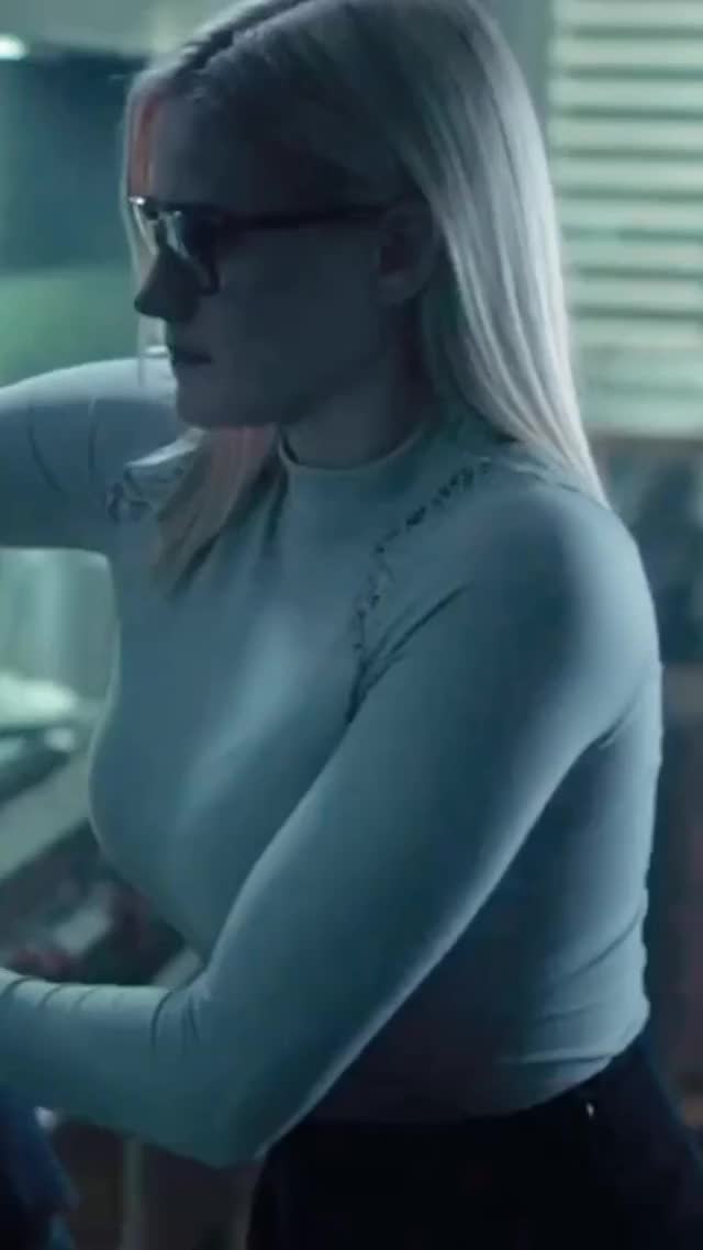 Olivia Taylor Dudley's incredible rack pushing that sweater to its limit.