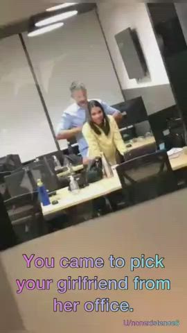blowjob boss cheating clothed coworker cuckold doggystyle girlfriend office clip