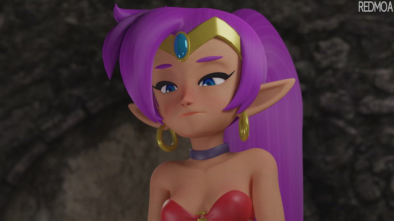 Shantae granting a wish (Redmoa) [Shantae]