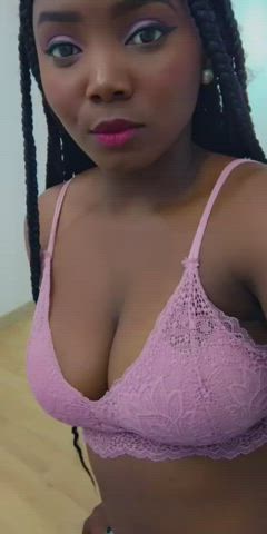 Big Tits Curvy Ebony Latina Lingerie Model Seduction Webcam clip