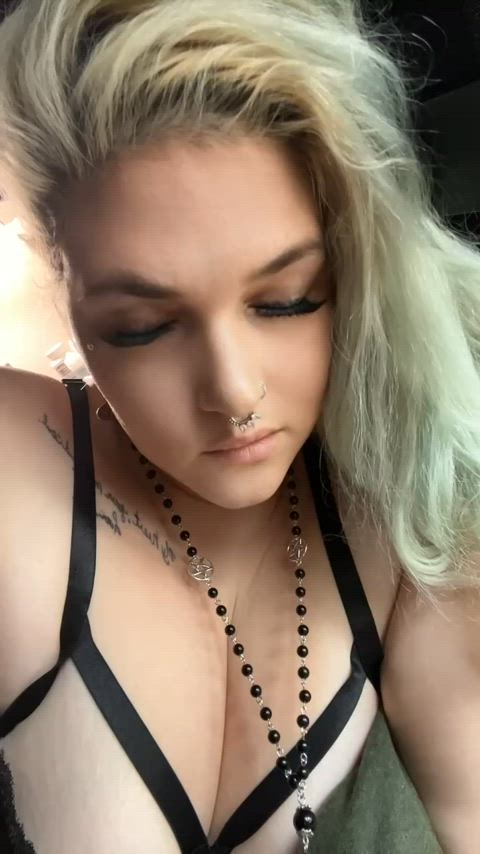 amateur blonde goth milf tattoo clip