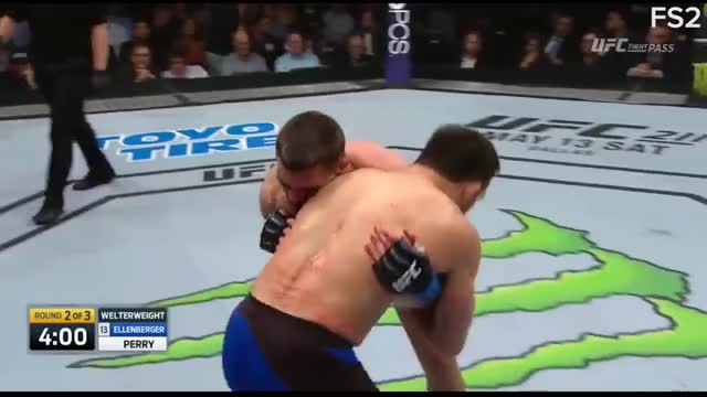 Mike Perry KOs Jake Ellenberger with a vicious elbow, break dances after win