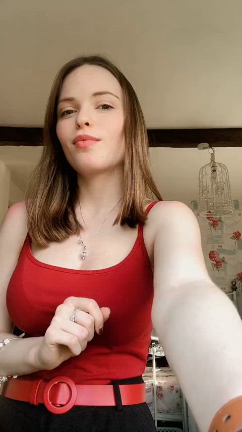 british brunette busty tiktok wholesome clip