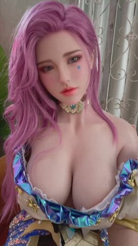 League of Legends Seraphine Sex Doll, Cosplay Seraphine Silicone Real Doll Display!
