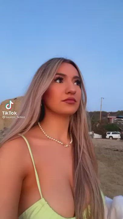 Blonde Boobs TikTok clip