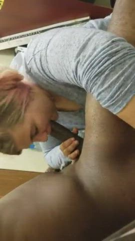 bbc coworker deepthroat interracial thick clip
