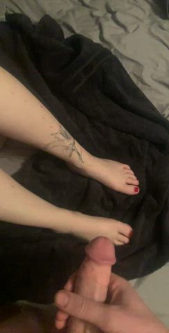 Cum Feet Feet Fetish Toes Porn GIF by realfuntimes