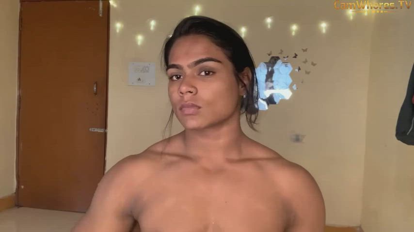indian muscle babe