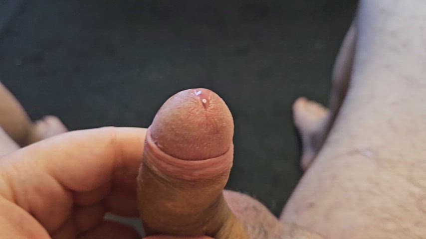 amateur big dick cock handjob homemade jerk off male masturbation masturbating precum