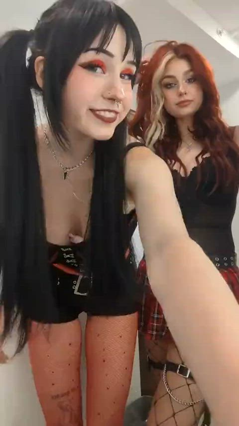 cute friends goth clip