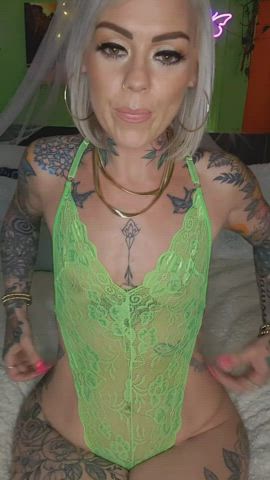 Blonde OnlyFans Tattoo Porn GIF by tattooedbarbie86