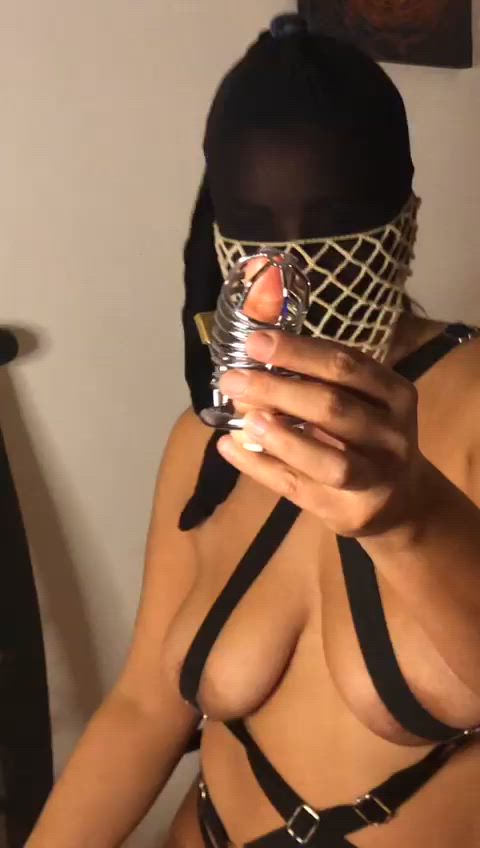 caged pegging strap on clip
