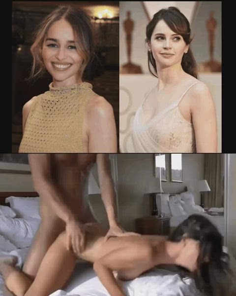 brunette celebrity plowcam clip