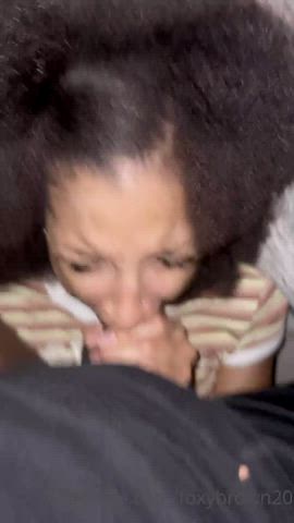 blowjob ebony ebony couple forced pov rough clip