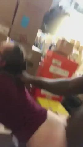 Milf Getting Fucked In Storeroom At Work