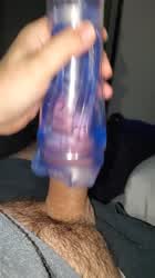 Fleshlight vocal cum spurt and ooze