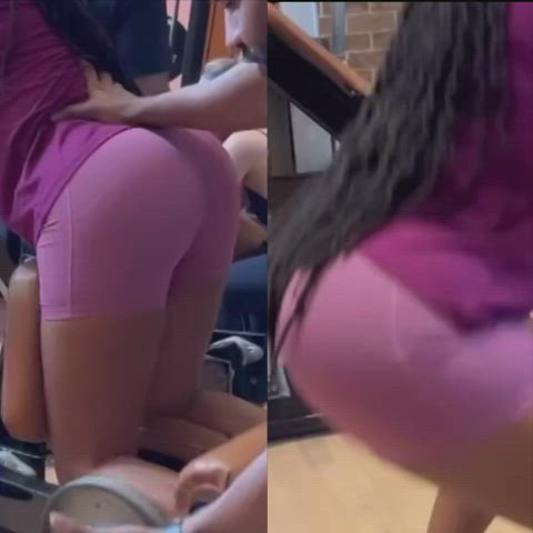 big ass brazilian celebrity ebony workout yoga pants clip