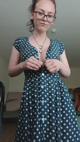 I was so hot in this dress, I decided to take it off and I hope you don't mind