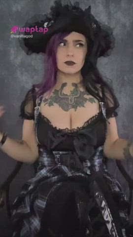 alt bdsm busty cosplay tattoo tiktok tits titty drop clip