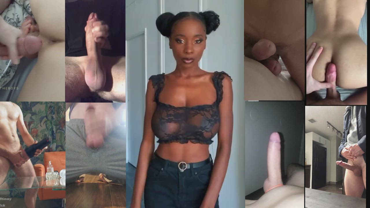 BabeCock Big Tits Cum Ebony French Frotting Lingerie See Through Clothing clip