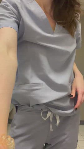 Ass Booty Brunette Hospital Medical Medical Fetish Nurse Shaking Thong clip