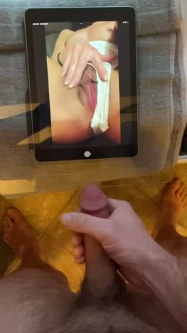 cumshot nipples wet pussy clip