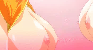 Animation Anime Big Tits Hentai Kissing Lesbian clip
