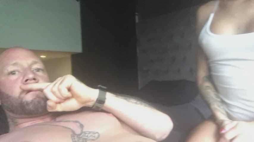 Blonde Couple Deepthroat Hardcore Homemade Tattoo clip