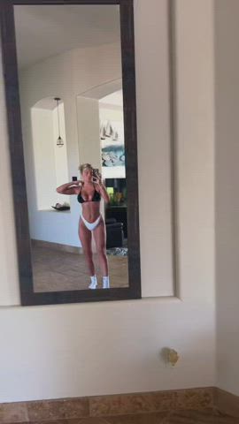 bikini mirror tiktok clip