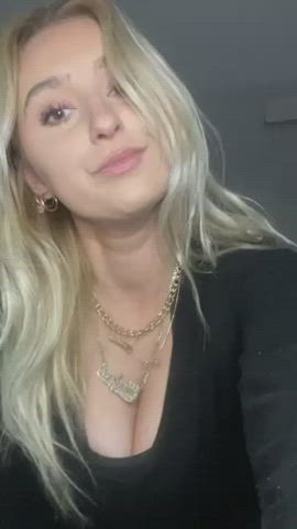 big tits blonde tiktok clip
