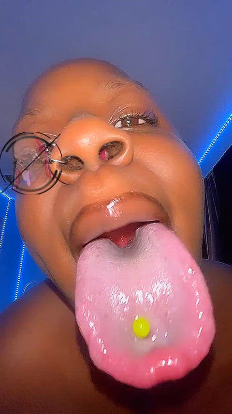 Tongue Fetish GIF by mslongtongue