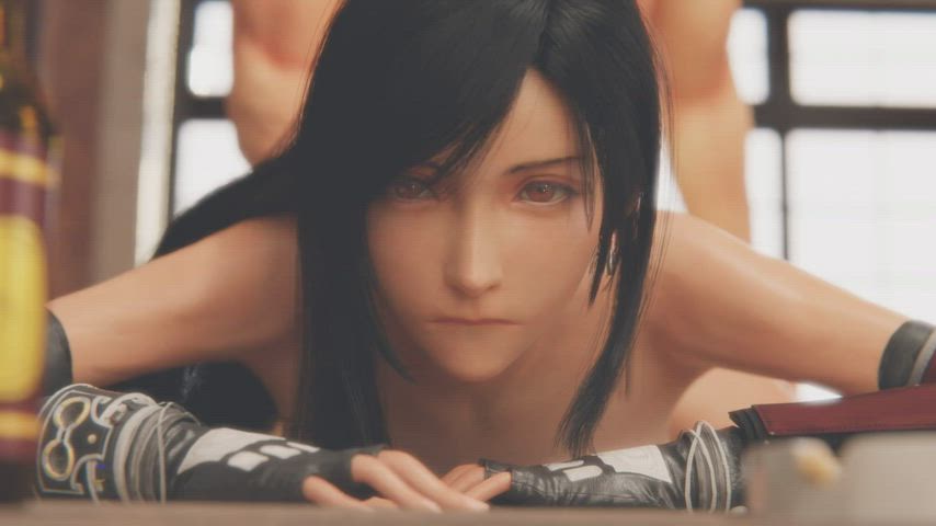 3D Bareback Tifa Lockhart clip