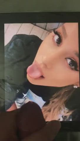 Ariana Grande Cum Tribute clip