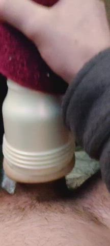 Cock Fleshlight Masturbating clip