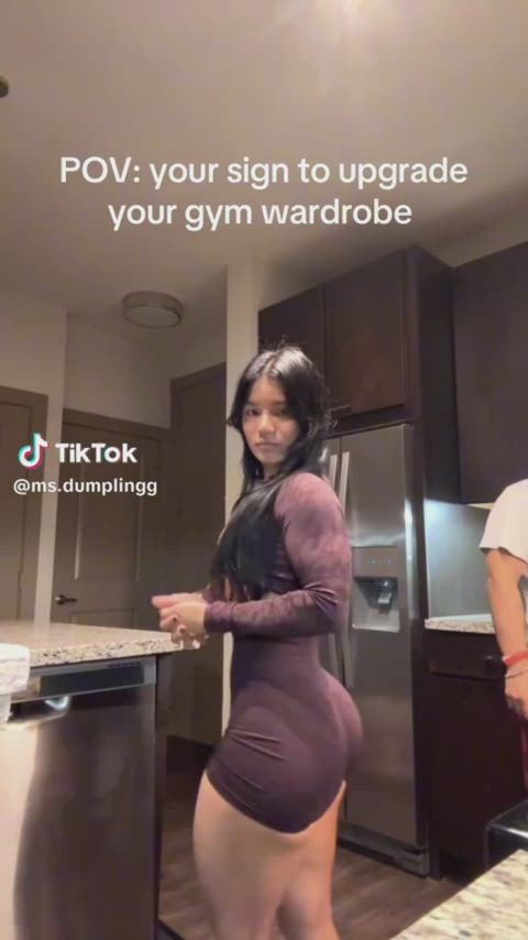 asian ass big ass fit fitness thick-booty clip