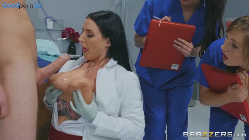 angela white doctor hospital pornstar titty fuck clip