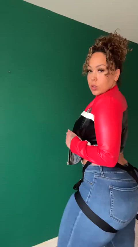 ass babe big ass booty ebony jeans thick badonkadonk thick-booty clip