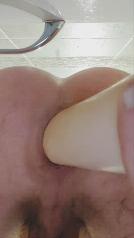 anal play dildo fisting gape gaping stretching clip