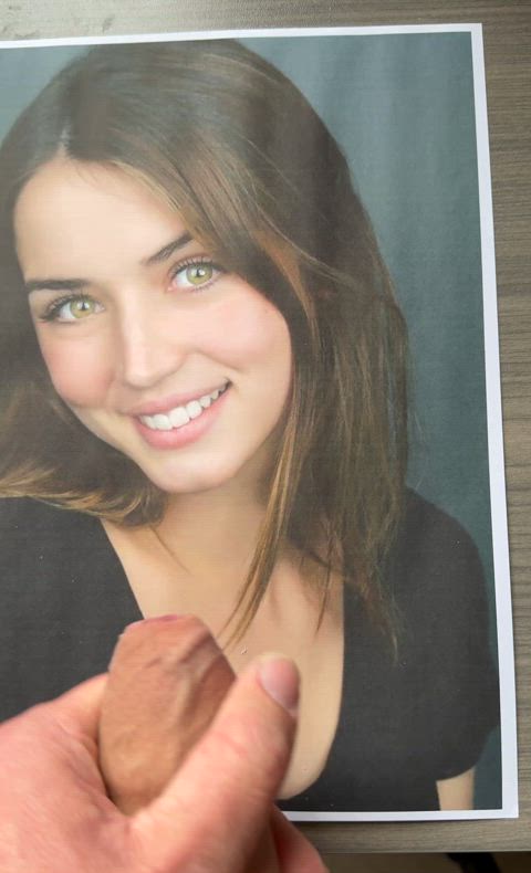 ana de armas celebrity cum jerk off male masturbation tribute cum-tributes clip