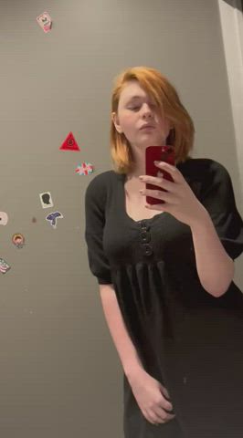 emo goth redhead clip