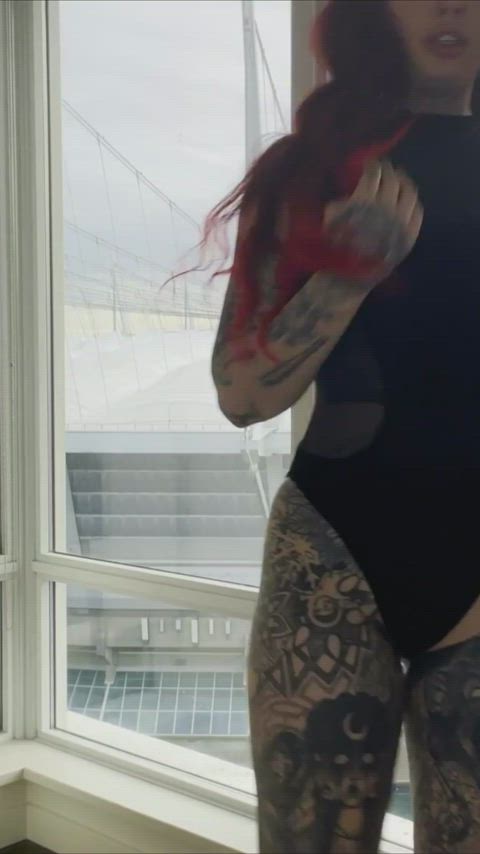 ass bodysuit tattoo tattooed clip