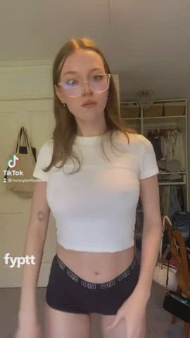 dancing tiktok tits clip