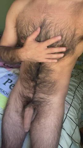 hairy hairy cock uncut clip