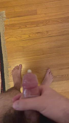 cock condom cum gay jerk off masturbating solo clip