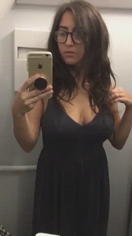 Airplane Big Tits Huge Tits Mirror Natural Tits Nude Public Pussy Selfie clip