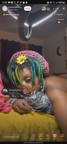 Ass Ebony Naked Natural clip