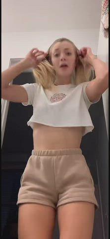 Blonde Dancing TikTok clip