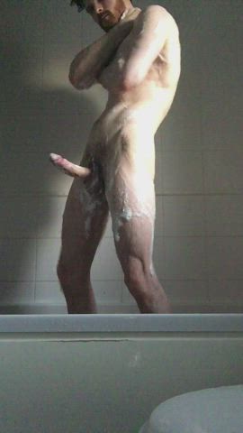 nice soapy shower ;)
