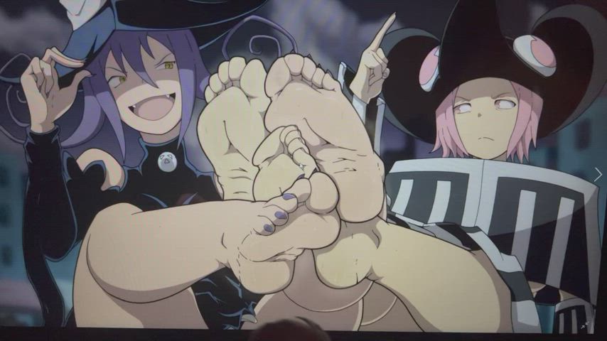 Anime Cum Feet Fetish Foot Fetish Hentai Soles Toes Tribute clip