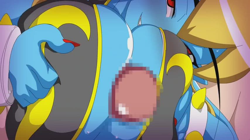 Animation Anime Cartoon Cum On Tits Elf Erotic Futanari Hentai Titty Fuck clip